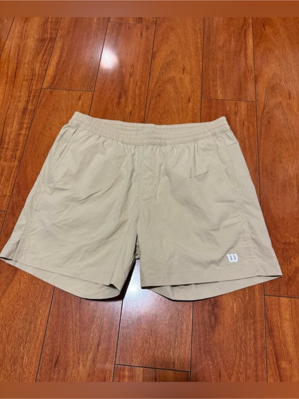 Men’s Khaki Athletic Shorts with